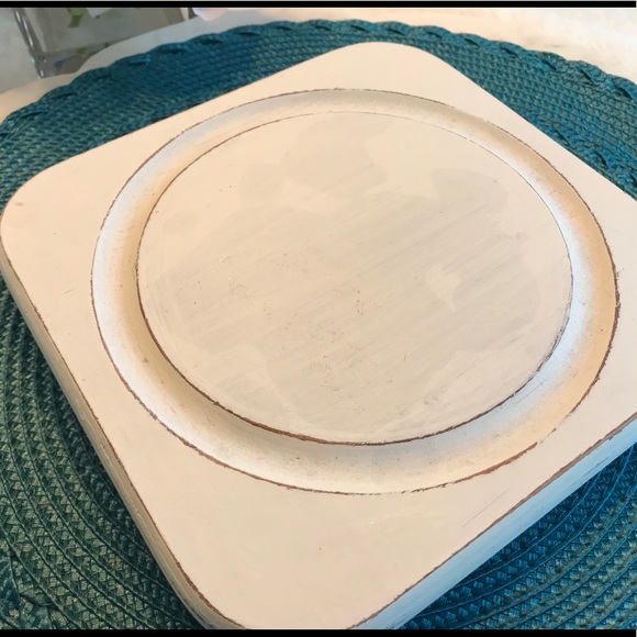 🌸SWEET SHABBY CHIC COVERED CHEESE PLATE🌸 - Picture 7 of 7